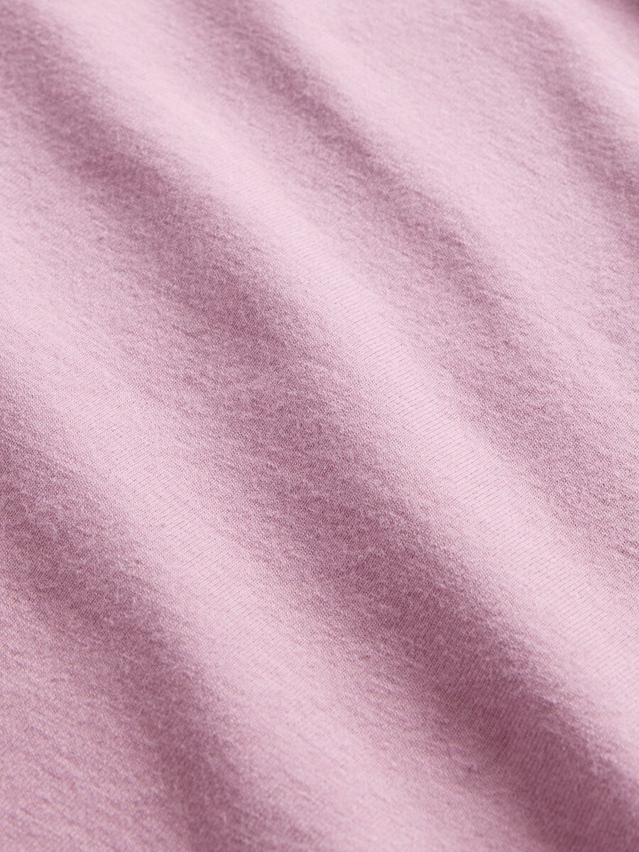 Short-sleeve pink stretch T-shirt_4