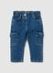 Girls' Cargo Denim Trousers - Regular Fit_0