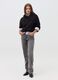Essential crop sweatshirt in furry yarn_0