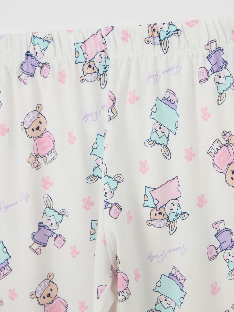 "Pajama party with my friends" pyjamas in organic cotton_3