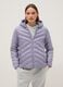 Purple padded jacket regular fit with hood_0