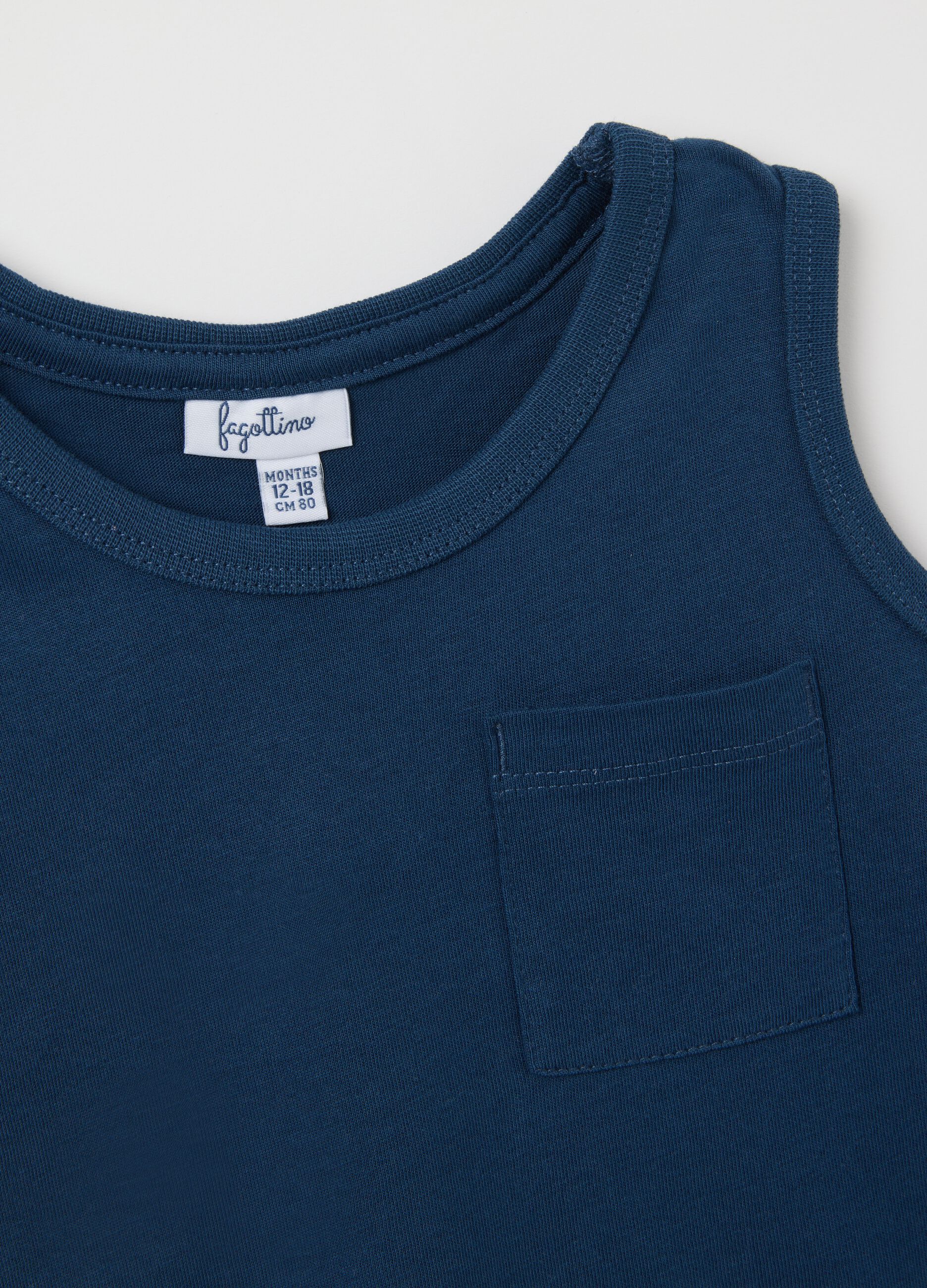 Children's pure cotton multicolour vest regular fit