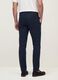 Blue slim-fit stretch cotton twill trousers_3