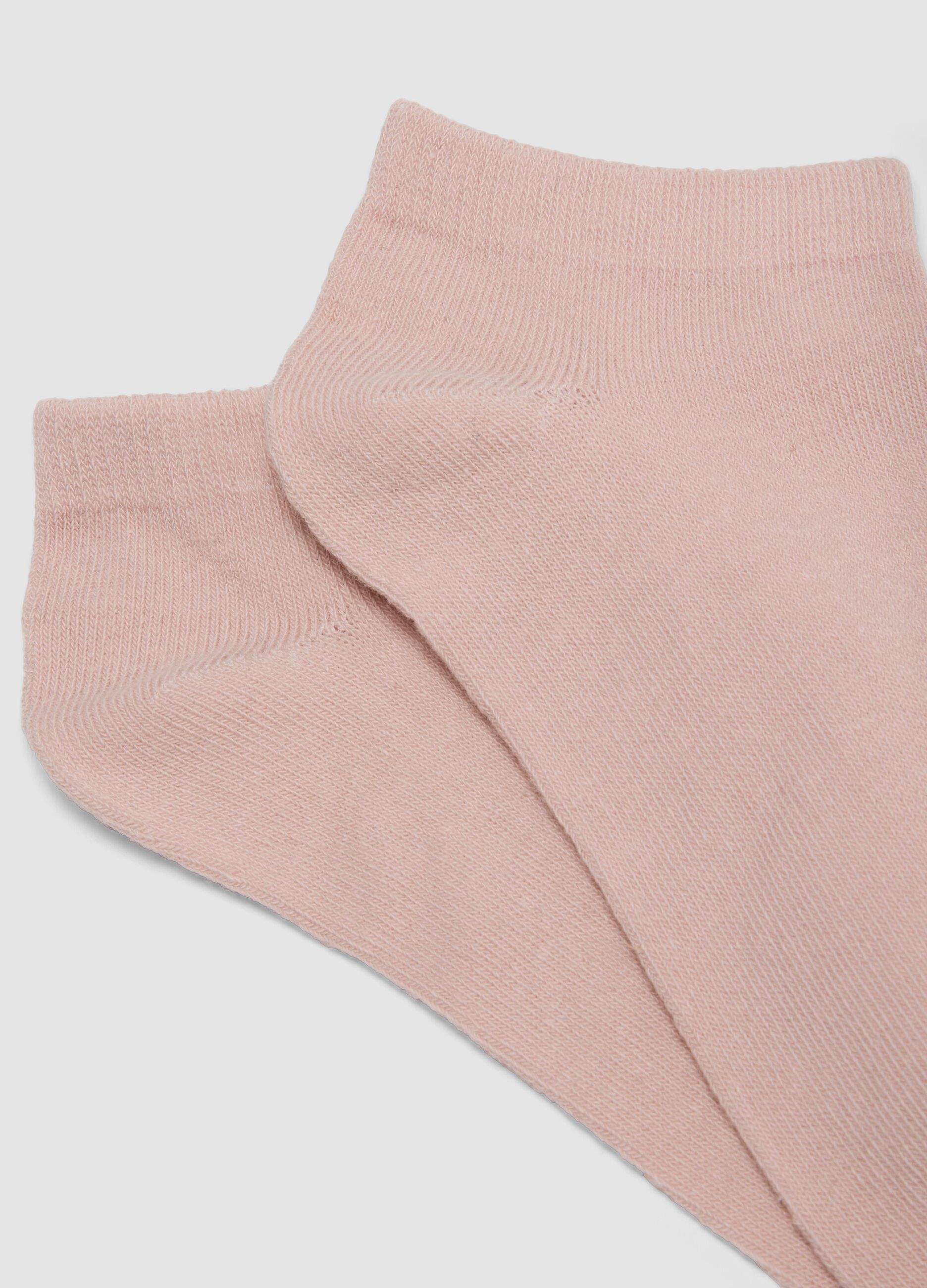 3-pack ankle socks in organic cotton blend