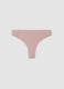 Pink organic stretch cotton Brazilian briefs_4