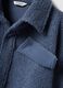 Blue sherpa shacket with buttons, relaxed fit &ndash; ALTAVIA STUDIO_8