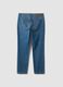 Light blue slim-fit cotton and viscose blend jeans_5