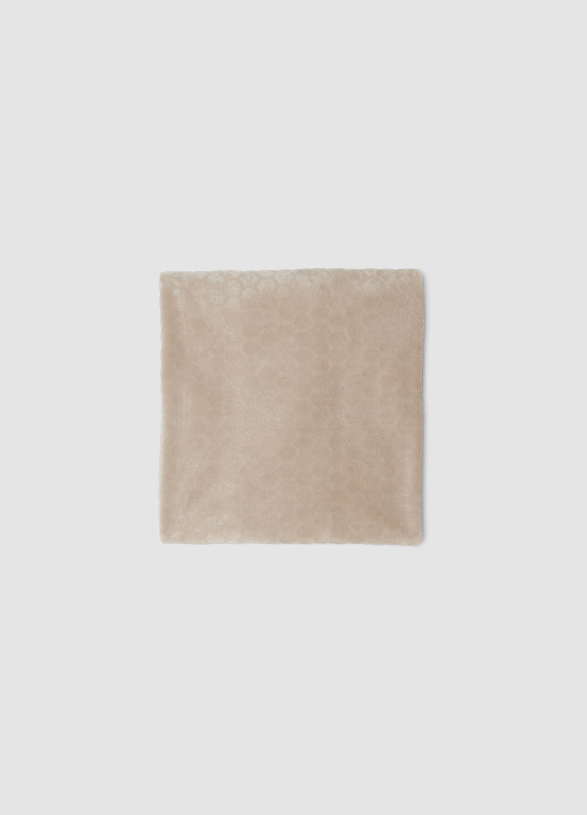 Beige organic cotton baby blanket