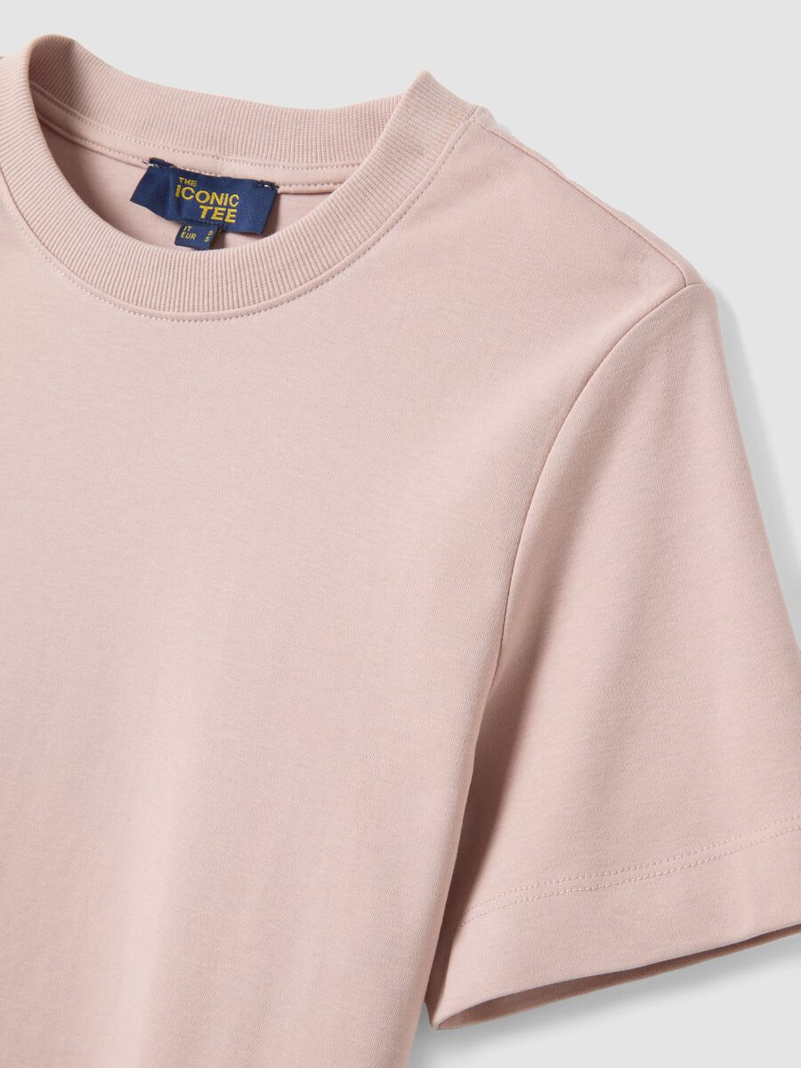 Pink pure cotton relaxed fit T-shirt_5