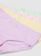 Girl's multicolour pure cotton brief multipack, regular fit_2