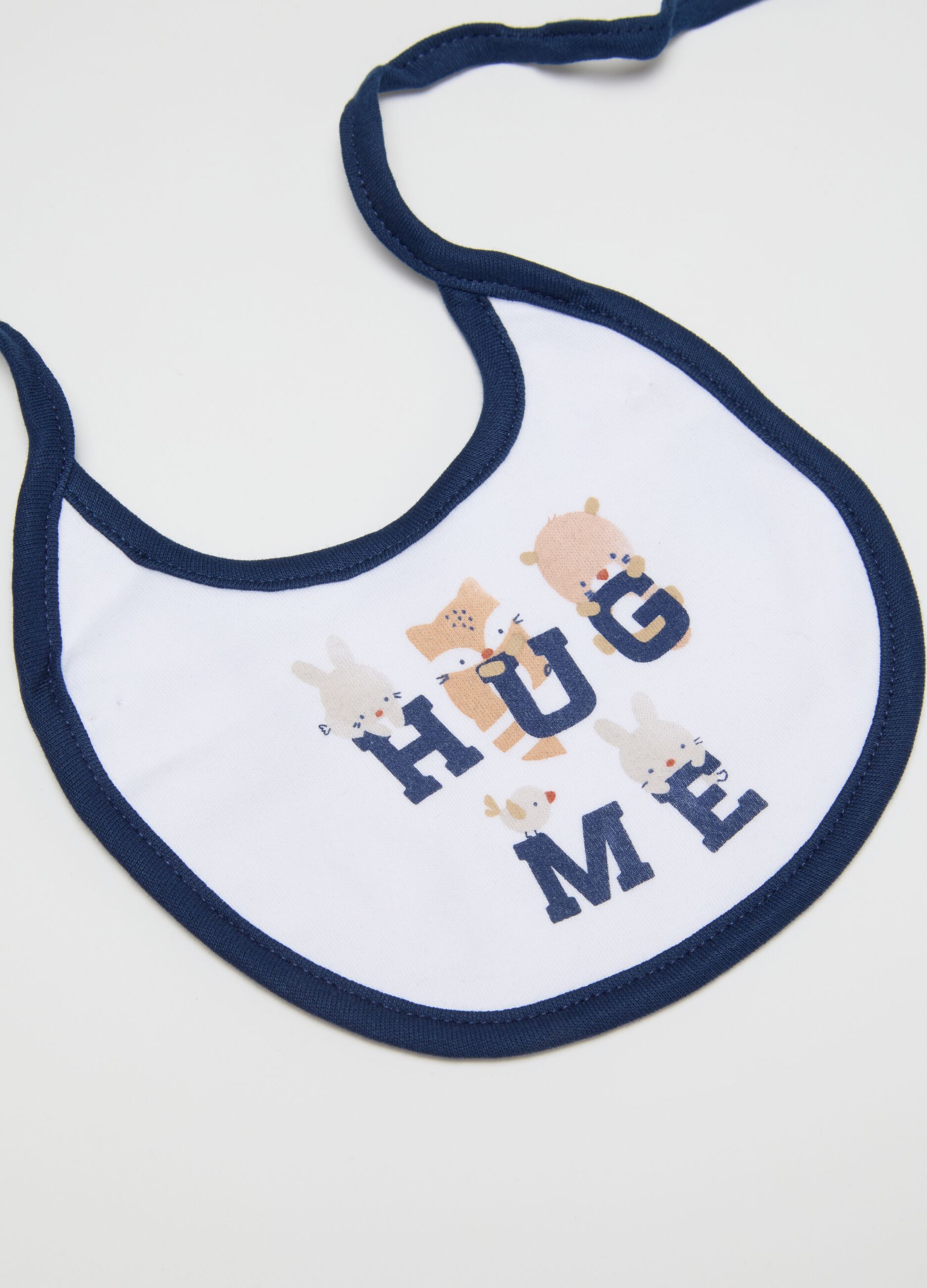 Pack of multicolour pure cotton baby bibs