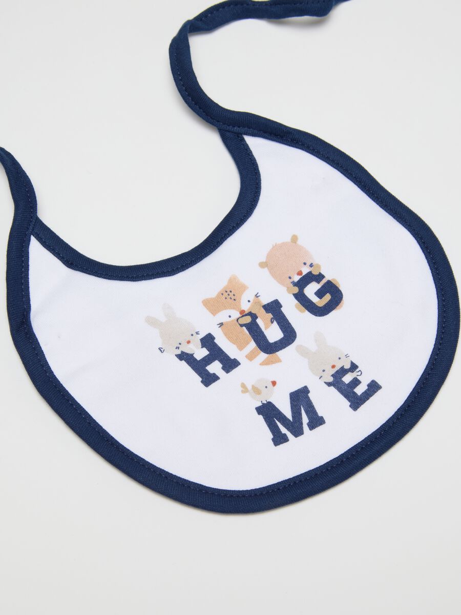Pack of multicolour pure cotton baby bibs_2