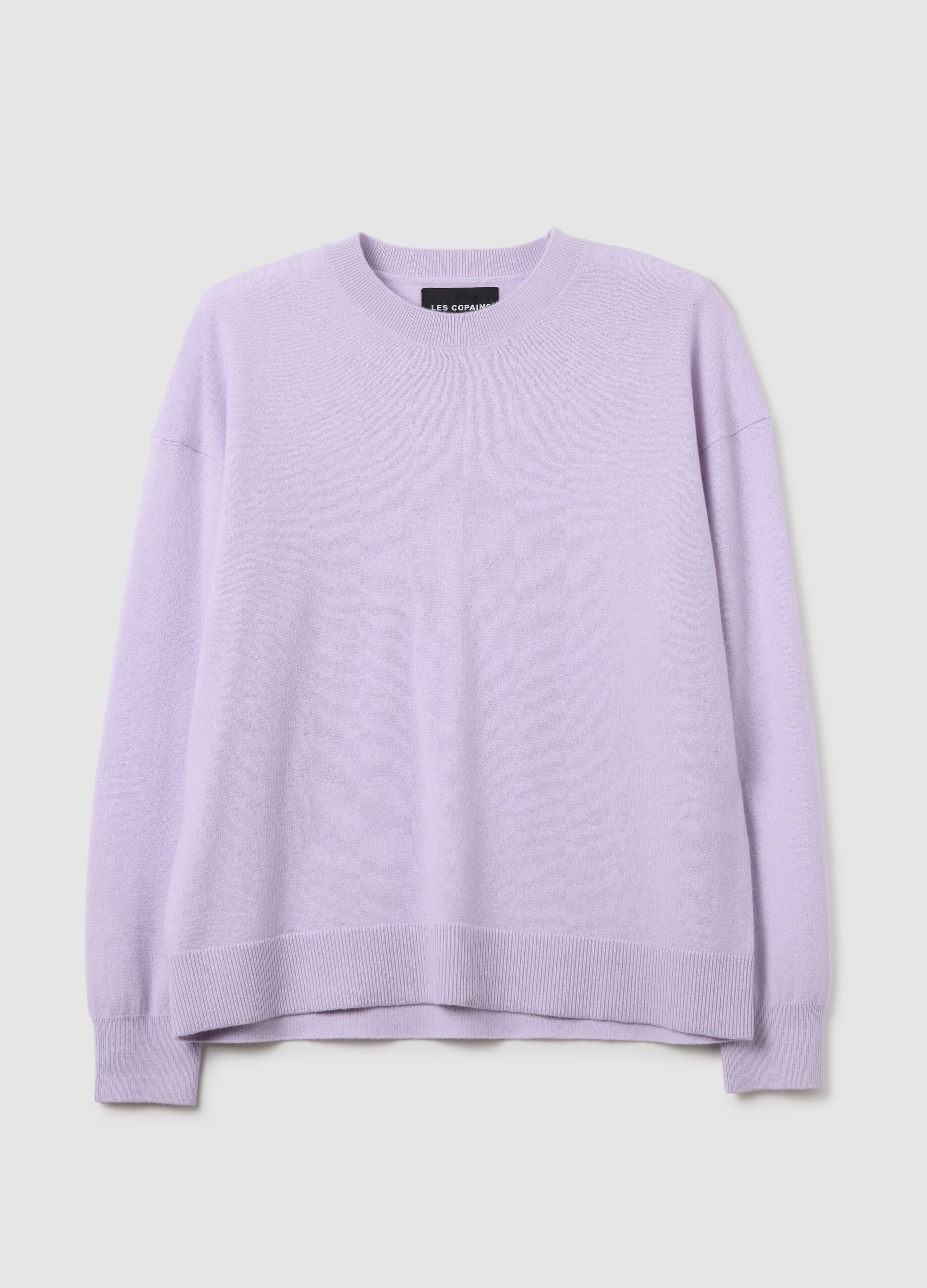 Pure Wool Purple Sweater Regular Fit