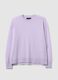 Pure Wool Purple Sweater Regular Fit_4