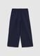 Girls' Blue Culotte Trousers Wide Leg_1