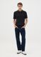 Black pure cotton polo regular fit_1