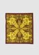 Red pure cotton scarf with ornamental print_1