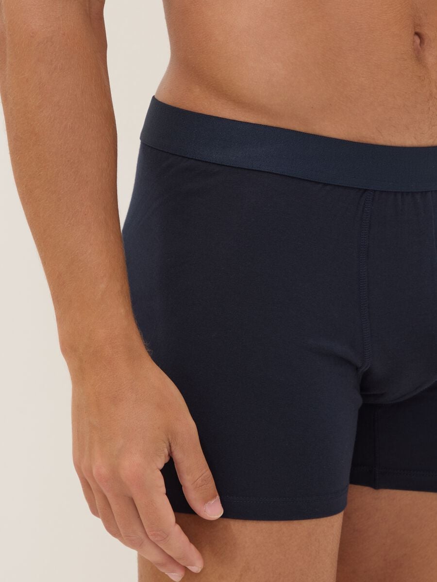 3-pack of blue organic cotton boxer shorts_3