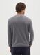 Grey cotton blend jumper regular fit_2