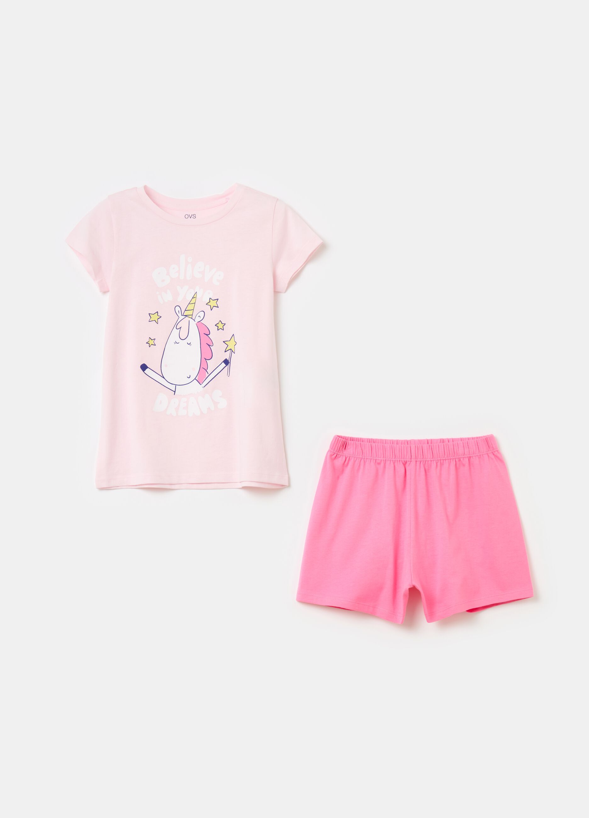 Organic cotton pyjamas with print