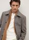 Multicoloured Checked Long Coat Regular Fit_3