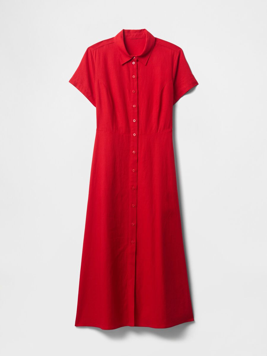 Long Red Gap Dress_3
