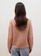 Pink ribbed stretch-wool jumper, regular fit_3