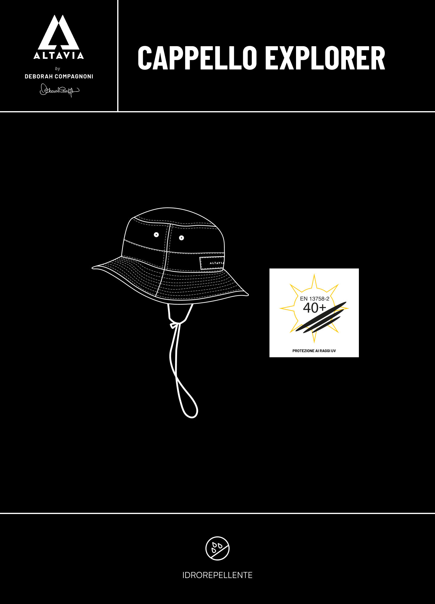 Explorer Hat ALTAVIA WITH DEBORAH COMPAGNONI