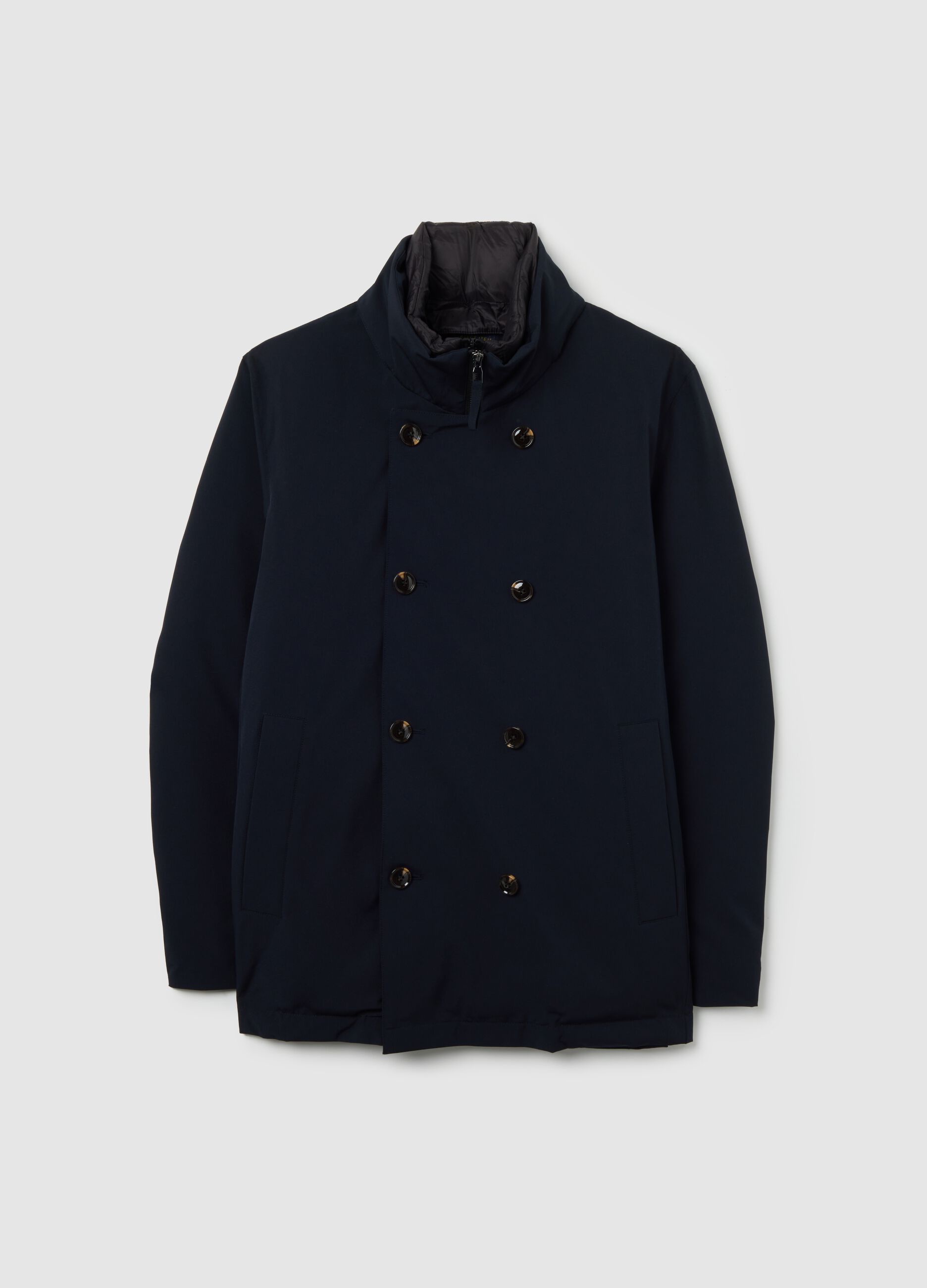 Blue zip jacket