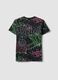 Boys&rsquo; pure cotton multicolour graffiti T-shirt, regular fit_1