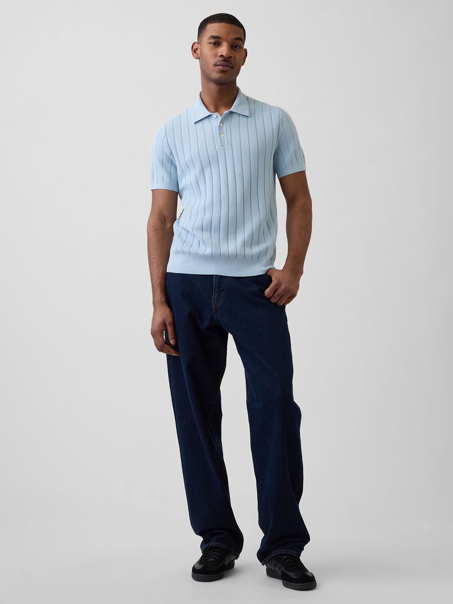 Pure cotton short-sleeve polo_2