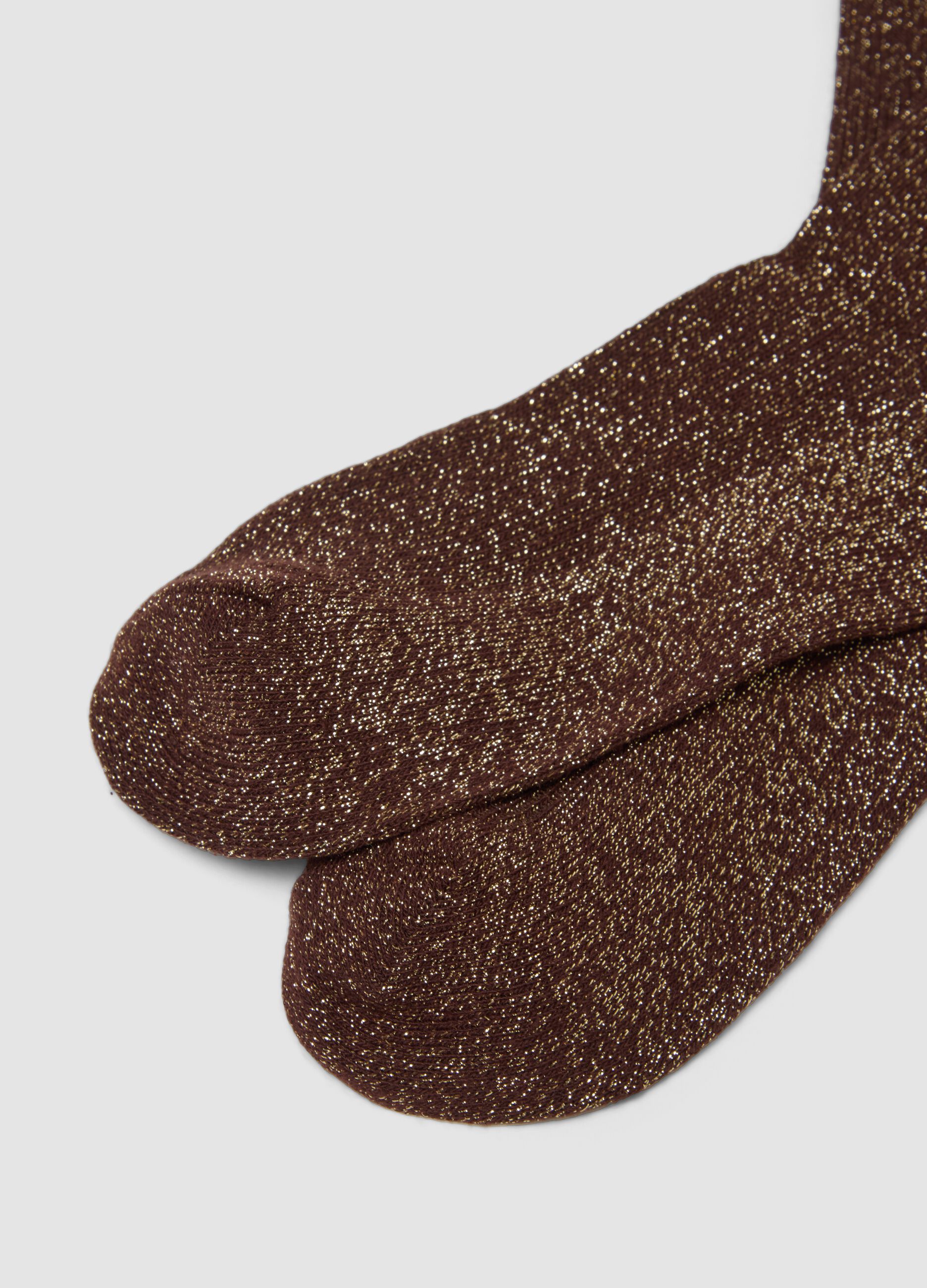 2-pack of multicolour socks in stretch organic cotton