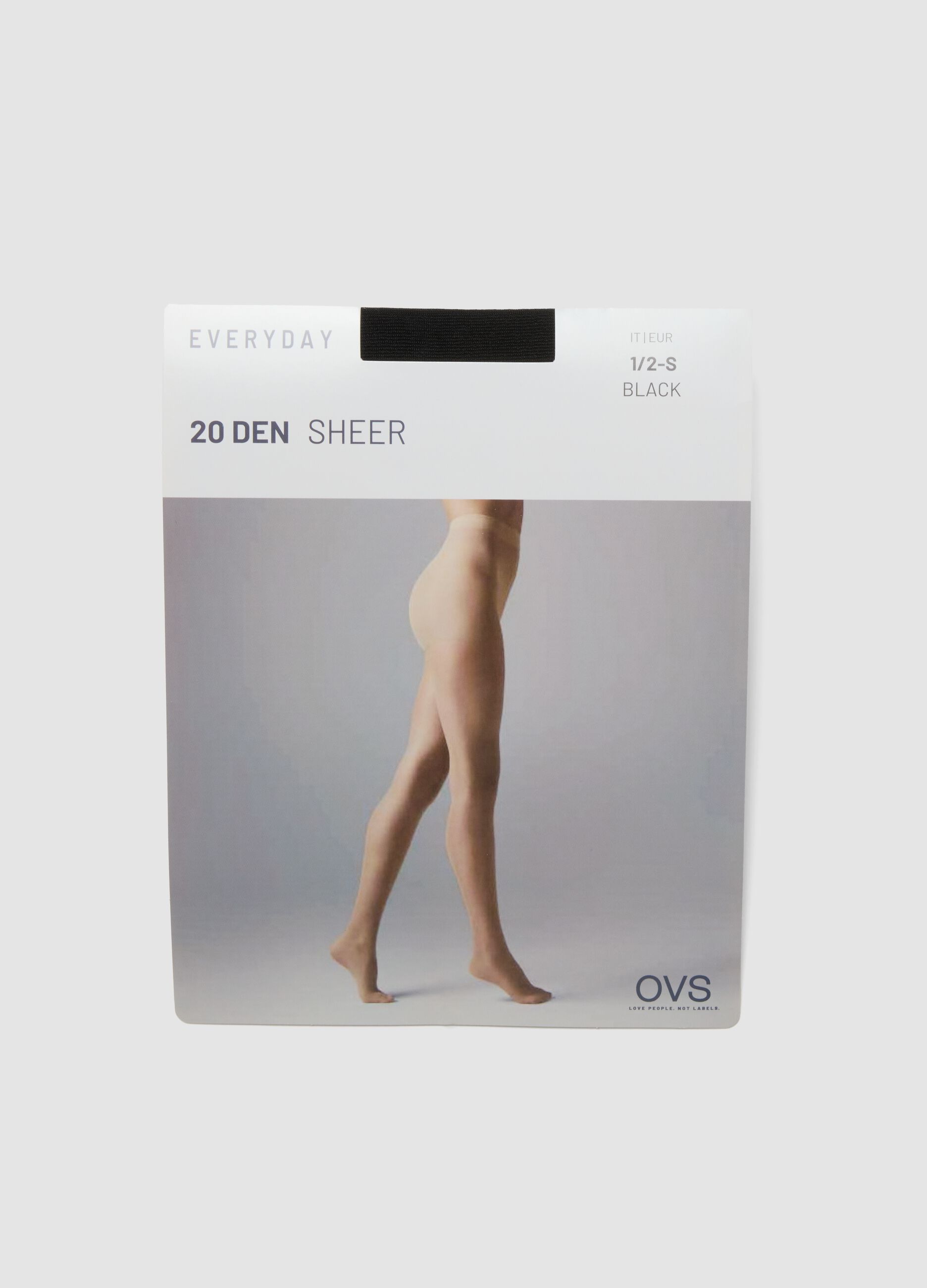 Black sheer stretch tights