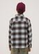 Brown checked pure cotton shirt_2