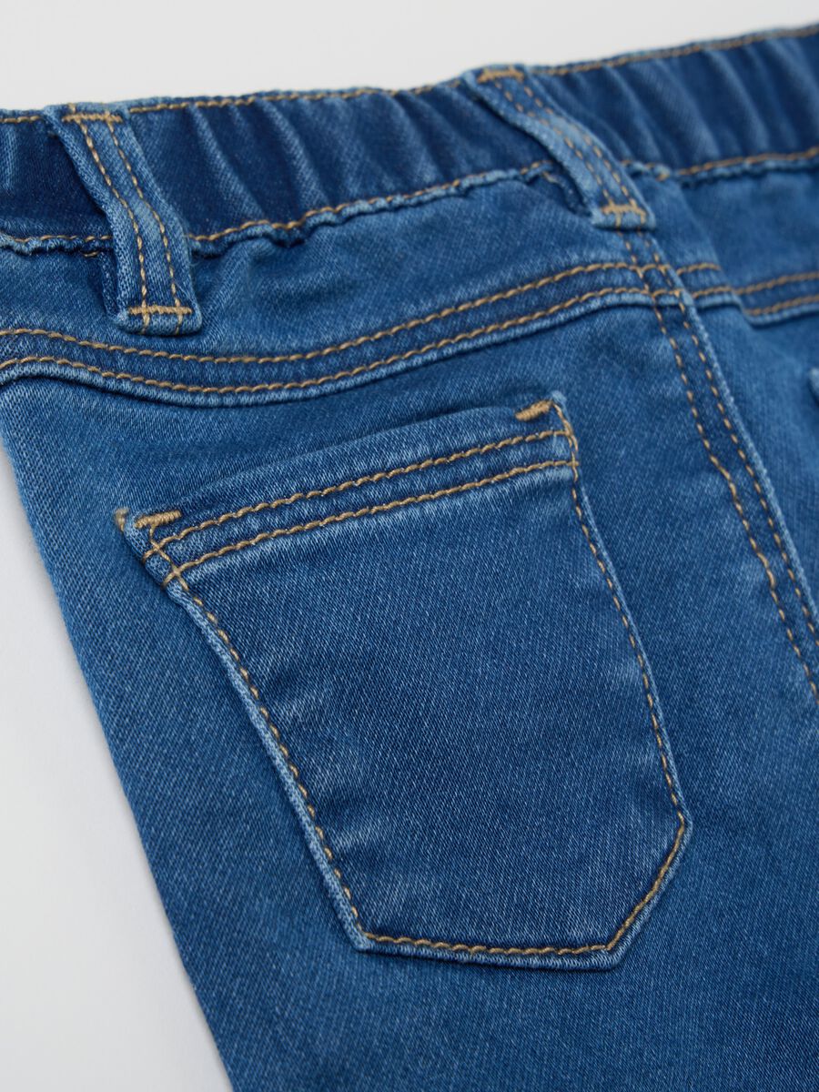 French Terry jeans with five pockets_3
