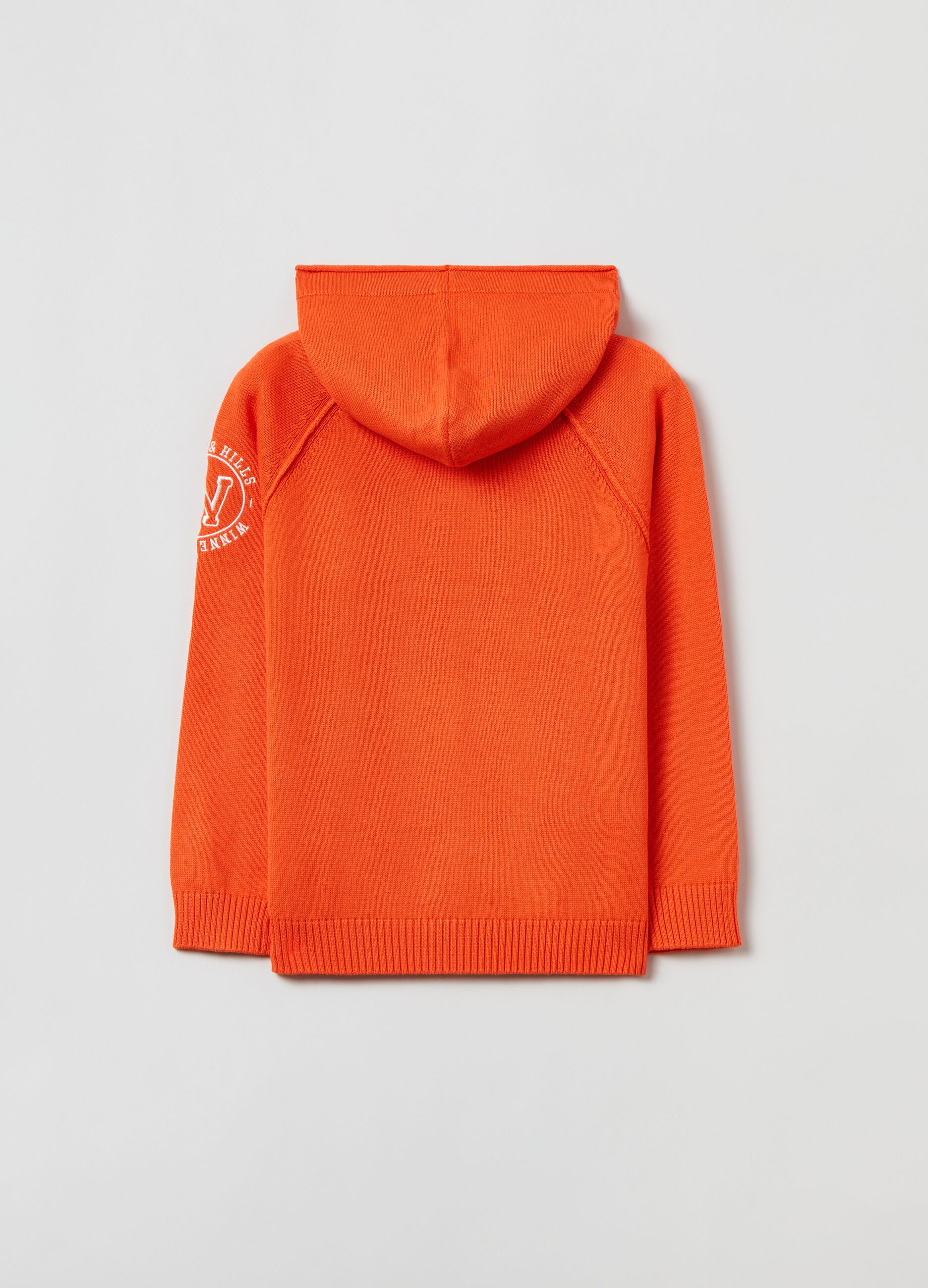 Felpa in maglia con cappuccio Arancione scuro OVS KIDS da Bambino OVS