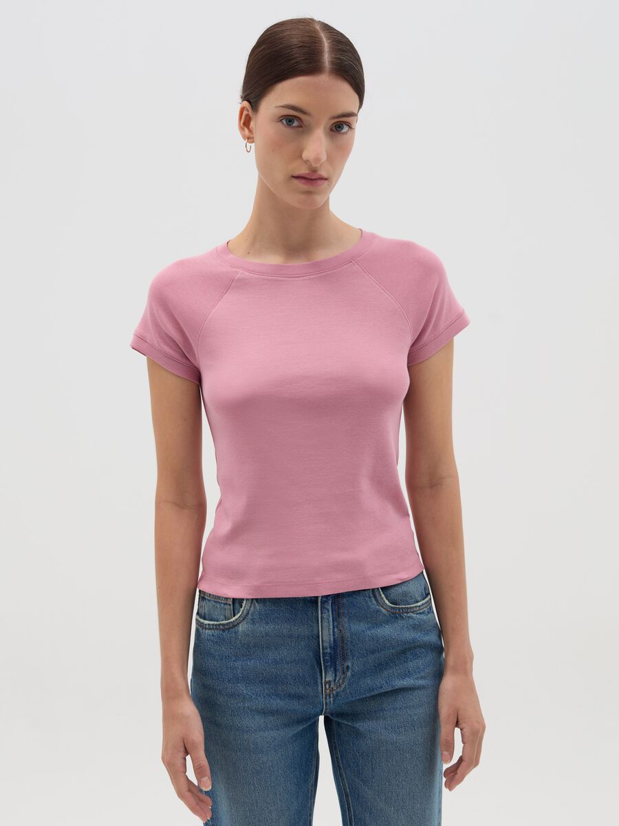 T-shirt con maniche raglan_0