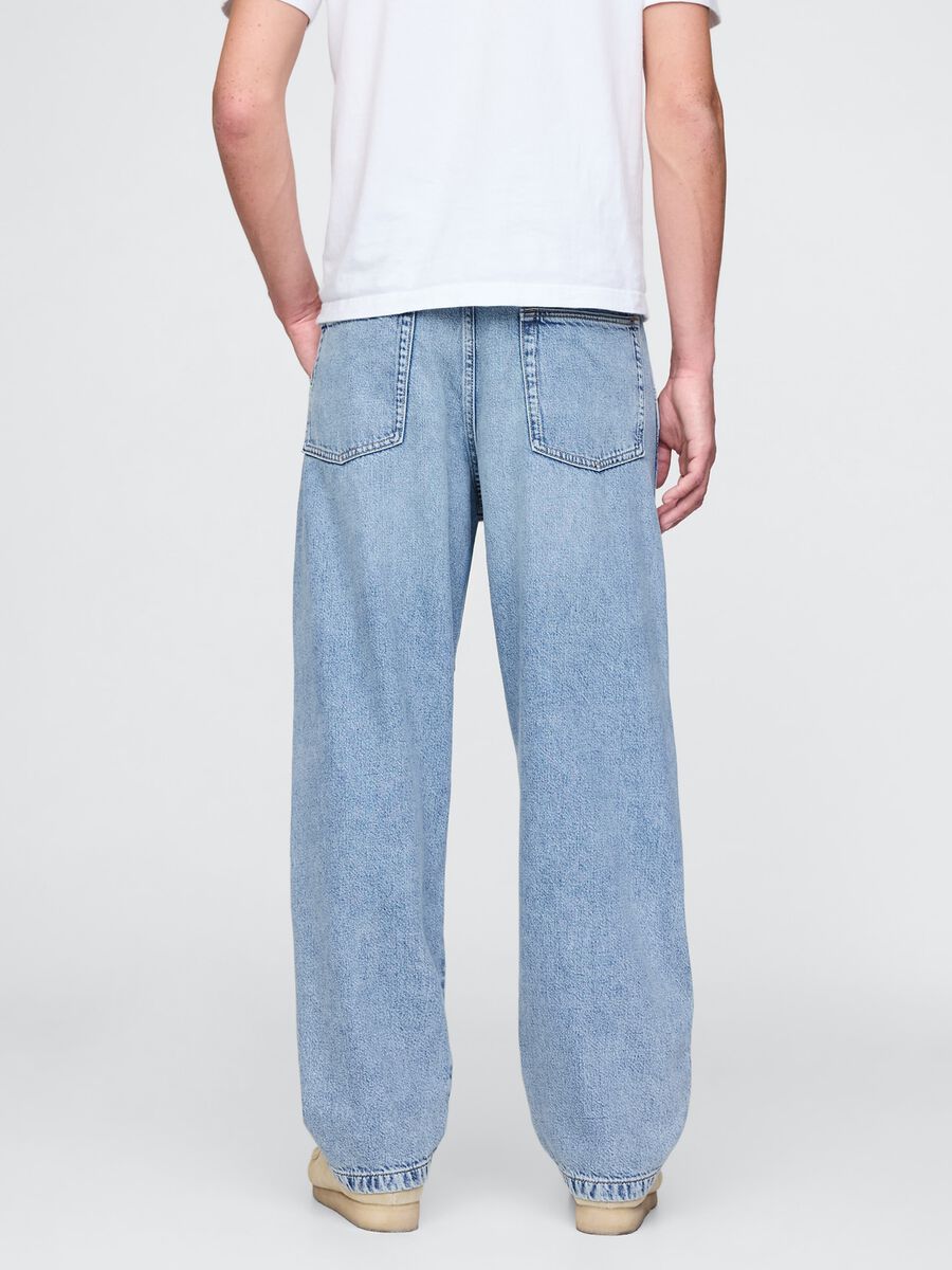 Gap baggy blue jeans in cotton and Lyocell_2