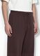 Brown pure cotton joggers with elasticated waist, oversized fit_3
