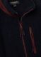 Blue regular-fit sherpa sweatshirt with crew neck and zip_1