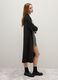 Long black cardigan with oversized fit_1