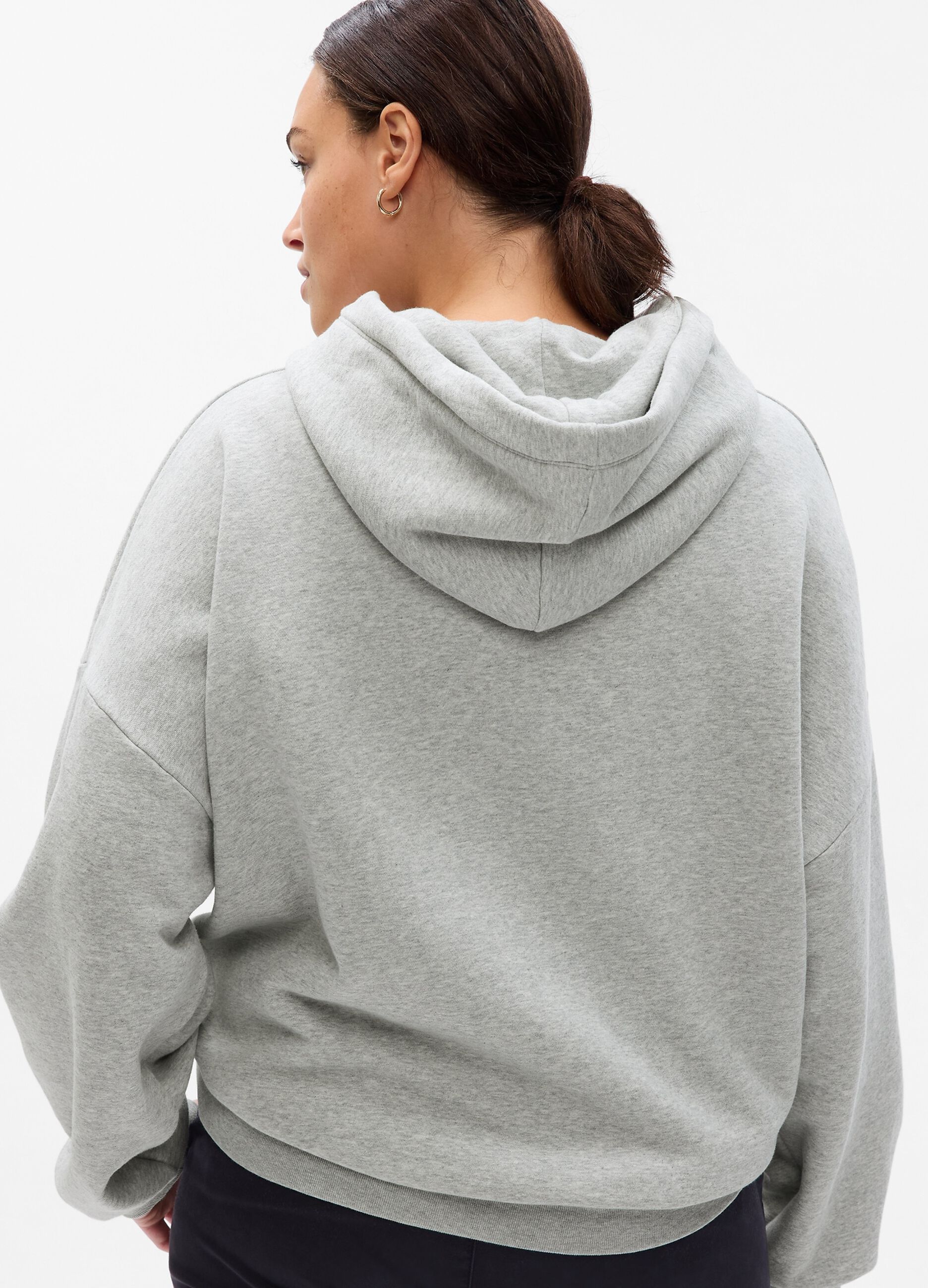 Oversized sweatshirt with hood