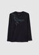 Boys' black pure cotton over-fit T-shirt with print_3