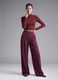 Purple wide-leg trousers in stretch fabric_2