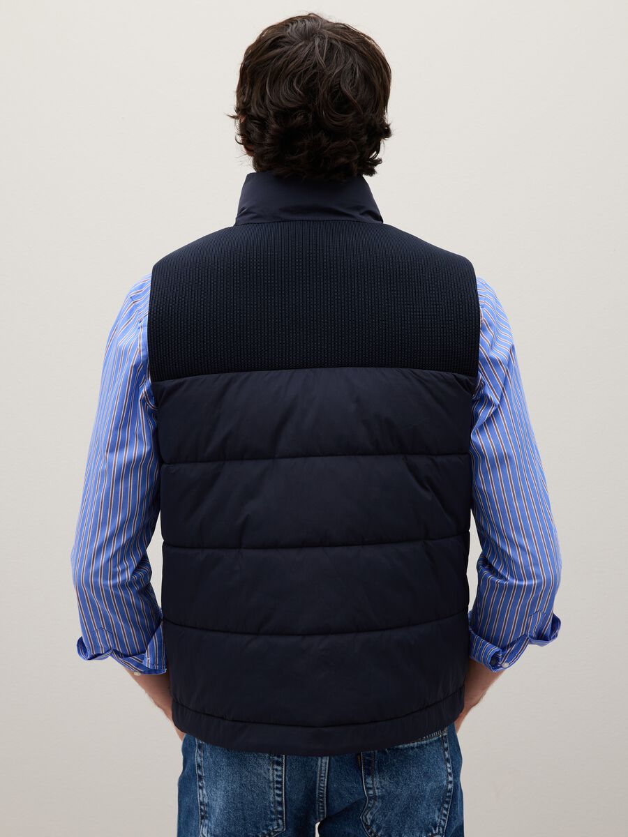 Regular fit blue gilet_3