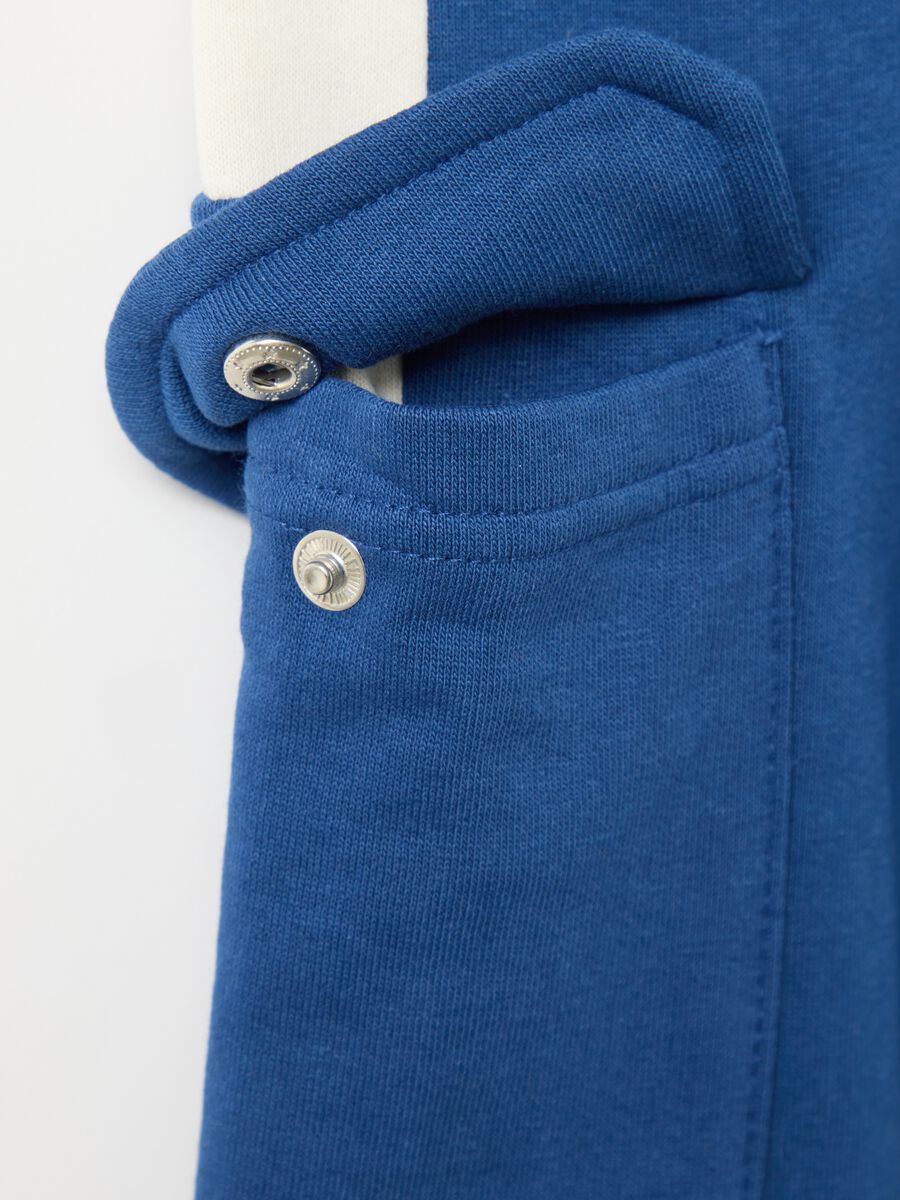 Comfortable Cotton Blue Joggers_3