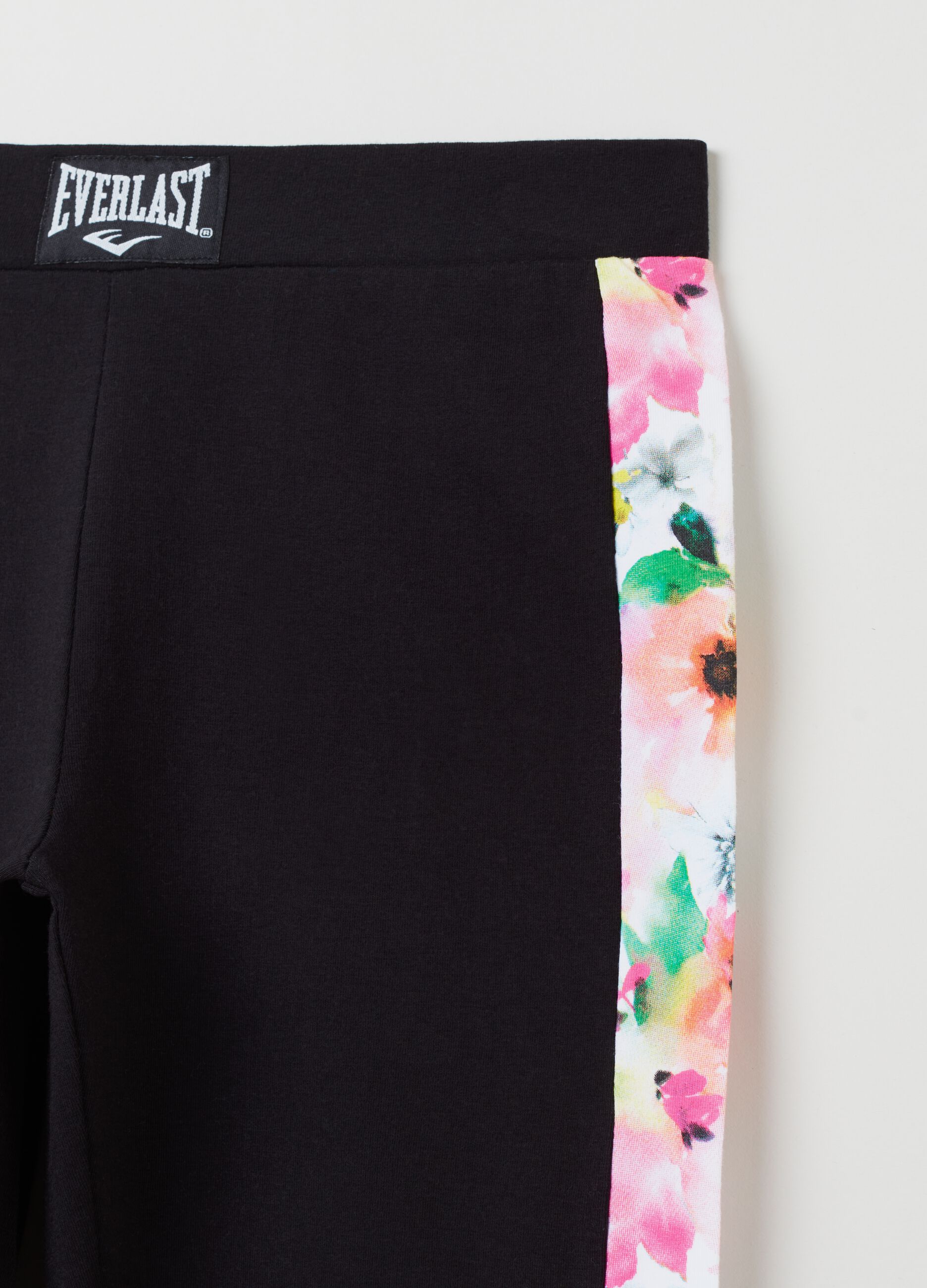 Leggings con bande floreali Everlast_2