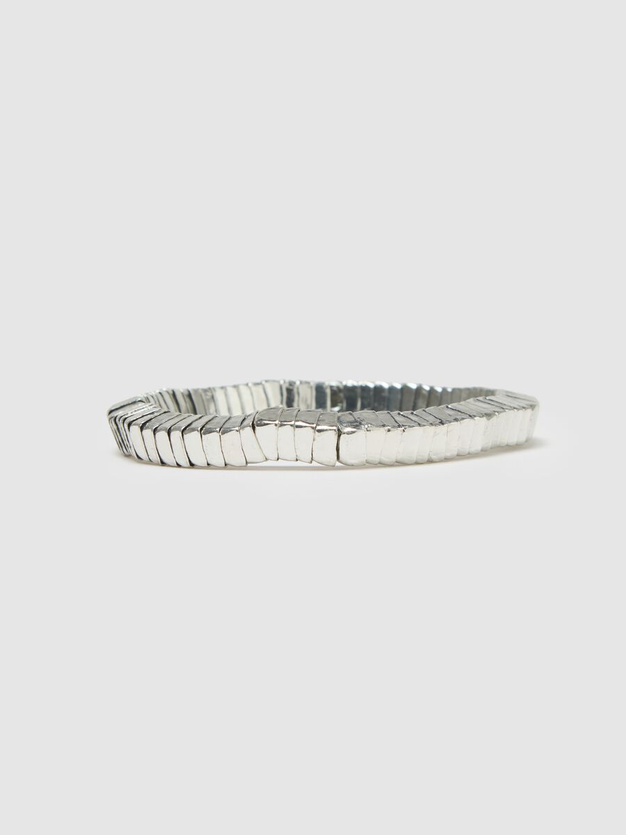 Men's Stretch Transparent Iron Bracelet_1