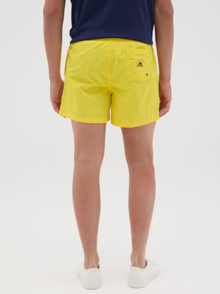 Yellow Ovs Swim Shorts_3