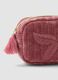 Beauty case rosa con ricamo floreale e nappina_2